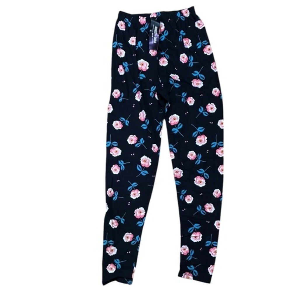 Agnes & Dora Rose Floral Leggings S M Soft Stretch Pull On Comfy NWT